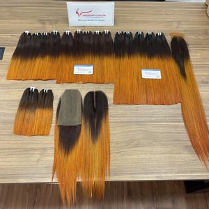 Extensiones de Cabello con Trama Super Bone Straight Ombre, Cabello con Trama a Máquina de Alta Calidad, Listo para Enviar - Product Image 2