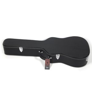 Custodia rigida per chitarra classica da 39 pollici, design Microgroove nero opaco, realizzata in legno - Product Image 5