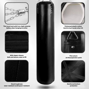 Sac de boxe Cobra professionnel robuste avec logo personnalisé, faible MOQ - Product Image 2