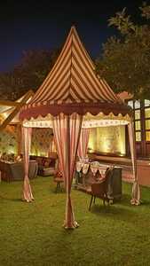 Luxury 3m Dia Round <b>Canopy</b> <b>Tent</b> Gazebo Water Resistant Outdoor Wedding Event Pavilion Custom Design - Product Image 3