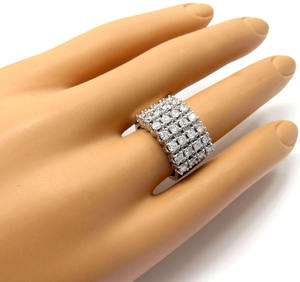10K White Gold VVS DEF Unisex CVD Diamond <b>Ring</b> Round Cut Lab Grown Diamond Engagement Hip Hop Icy <b>Ring</b> Band Gifts <b>for</b> <b>Men</b> - Product Image 3
