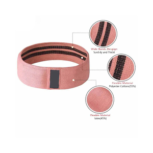 Cinturón de Fitness de Poliéster para Adultos, Elástico y Cómodo para Ejercicio, Entrenamiento, Círculo de Cadera, Sentadillas, Yoga, Uso Intensivo - Product Image 3