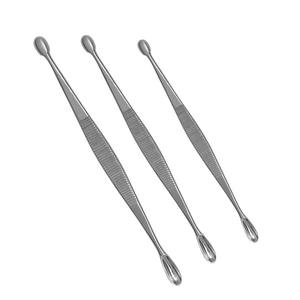 Curetas de Hueso de Doble Extremo Volkmann, Redondas y Ovaladas, Afiladas |   Curetas Ortopédicas de Acero Inoxidable Utilizadas en Cirugía Ósea - Product Image 1