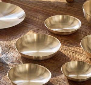 NOBBAN Stoviglie in Bronzo Tradizionali Coreane Fatte a Mano - Ciotola Premium Yugi per Contorni, per un Elegante Servizio da Tavola - Product Image 5