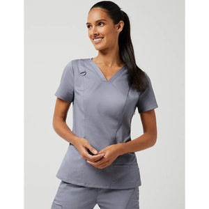 Wholesale Paramedical Uniform Supplier Factory Direct Flexible Comfortable <b>Nursing</b> Wear Top & Bottom Set Healthcare Scrub Sets - Product Image 3