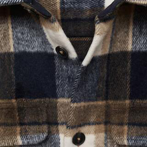 Camisa de Franela para Hombre de Primera Calidad, Ligera, Transpirable, Ecológica, de Algodón y Lana, Casual, Antiarrugas, Totalmente Personalizable, Último Modelo - Product Image 4
