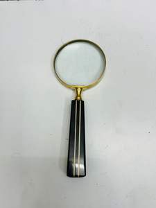 Lupa de Mano de Latón de 2.5'' con Mango Decorativo |   Lupa óptica de cristal vintage (no plegable) - Product Image 4