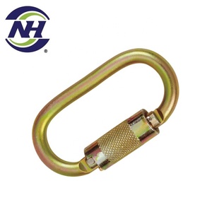 คาราบิเนอร์สำหรับปีนเขาตะขอเกี่ยวรูปวงรี25kn 25kn สีแบบกำหนดเอง - Product Image 3