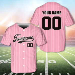 Maillot de baseball personnalisé OEM, haute qualité, couture soignée, chemise d'été tendance, uniforme de baseball vierge OEM, sublimation - Product Image 3