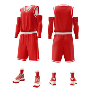 Venta al por Mayor de Camisetas de Baloncesto Americanas Baratas, Bordadas, Unisex, de Manga Corta, 100% Poliéster, Transpirables y de Secado Rápido - Product Image 6