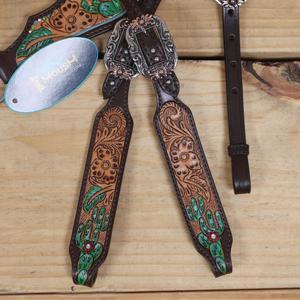 Nouvel arrivage : Ensemble de têtière et de peitorale western pour cheval, équipement western de haute qualité en nylon - Product Image 6