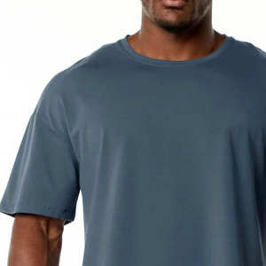 T-shirt décontracté pour homme, col rond, 100% coton, manches courtes, écologique, séchage rapide, confortable, basique pour tous les jours - Product Image 5