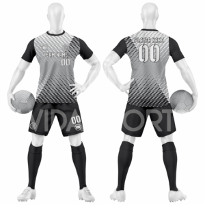 เสื้อฟุตบอลน้ำหนักเบา โพลีเอสเตอร์ 100% ระบายอากาศได้ดี พิมพ์ลายแบบซับลิเมชั่น ชุดฟุตบอลสั่งทำพิเศษ พร้อมสกรีนชื่อทีมสำหรับทีมและสโมสร - Product Image 1