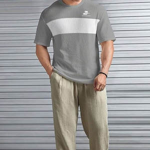 T-shirts amples pour hommes de style classique, modèle 2026, meilleur design, logo personnalisé imprimé, chemise ample pour hommes - Product Image 4