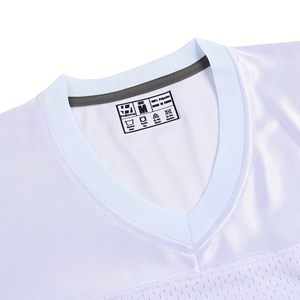 เสื้อฟุตบอลสำหรับผู้ชาย ผ้าตาข่าย แบบเรียบ แบบคลาสสิก แบบเปล่า ระบายอากาศได้ดี เหมาะสำหรับออกกำลังกาย เสื้อยืดลำลอง ชุดออกกำลังกาย - Product Image 4