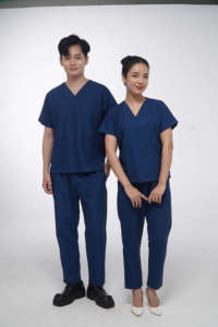 Ensemble de tenues de spa personnalisées OEM, vêtements confortables pour le personnel des salons de beauté, fournisseur 4SU - Product Image 6