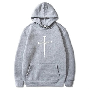 เสื้อฮู้ดดี้คู่รักชายหญิง ผ้าฝ้าย 100% สำหรับฤดูหนาว แบบปักลายได้ตามต้องการ ทรงโอเวอร์ไซส์ สไตล์สตรีทแวร์ - Product Image 4