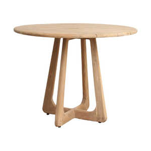 Elegante Mesa de Comedor de Madera de Teca Sólida, Diseño Moderno, Mesa de Madera de Lujo para Muebles del Hogar, Duradera, Impermeable, para Hostelería - Product Image 5