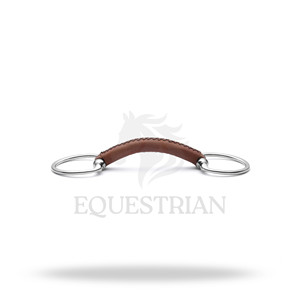Mors à étrier en cuir souple Eggbutt pour chevaux, équipement d'équitation - Product Image 3