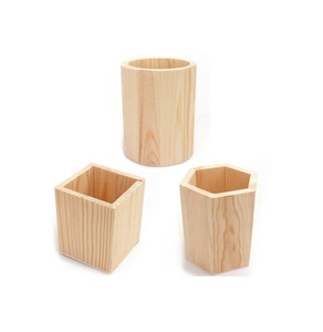 Porte-crayons en bois léger au design moderne, organiseur de bureau le plus vendu pour étudiants, rangement pour crayons et stylos - Product Image 1