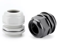 Passe-câble industriel noir en plastique Print Tech Solution HX, joint d'étanchéité IP68 PG7 PG9 PG13.5 PG21, connecteur de fixation de câble pour