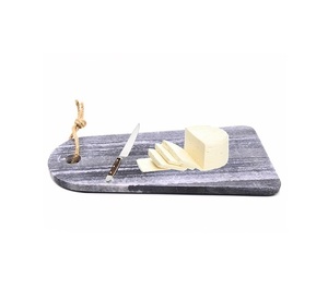 Tabla de cortar de mármol negro para una estética de cocina limpia, que proporciona una base de corte suave y un fácil mantenimiento. - Product Image 6