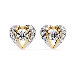 Pendientes de Oro Amarillo Natural con Corte Ovalado para Mujer, Color F, Clásicos, para Boda, Joyería Certificada Chapada en Oro de 14k-22k - Product Image 3