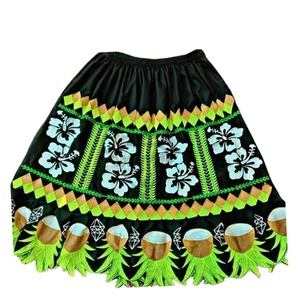 Top Trending Customized Women's Micronesian Skirts Polynesian Printed Embroidery Fashion Breathable Micronesian Skirts - Product Image 2