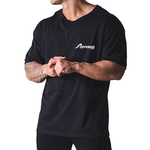 เสื้อยืดโอเวอร์ไซส์สีพื้นทรงหลวม พิมพ์โลโก้ตามสั่ง สำหรับผู้ชาย ใส่ได้ในฤดูร้อน ผลิตจากผ้าฝ้าย 100% ผลิตในประเทศปากีสถาน - Product Image 1