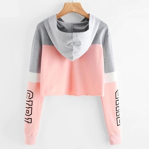 Haut court promotionnel 2026 pour femme, couleur unie classique, doux, respirant, à prix très abordables, sweats à capuche décontractés - Product Image 5