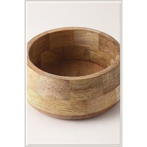 Bol en bois poli à la main, écologique et durable, pour servir les aliments, plat de service durable et élégant - Product Image 6