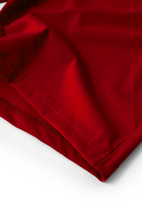 Unisex <b>Burgundy</b> <b>Shorts</b> Spandex Polyester Quick Dry Drawstring Pockets Elastic Waist Casual Running GYM Sports Athletics Wear - Product Image 6
