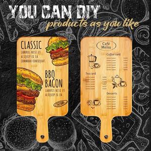 Planche à pizza en bambou pour la maison, plateau à pain et fruits, planche à découper en bois pour une découpe pratique - Product Image 1