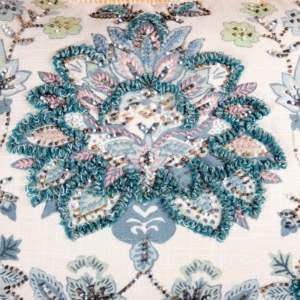 Decorative Throw <b>Pillow</b> Cover Soft Cotton Embroidered Cushion Cover, Couch <b>Sofa</b> Living Room <b>Pillow</b> Case 18 X 18’ - Product Image 2