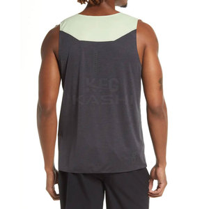 Camiseta deportiva sin mangas para hombre, de material elástico y duradero, diseño ajustado para gimnasio, culturismo y fitness. - Product Image 4