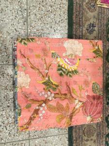 Soft Lightweight Handmade Kantha Quilt Bedcover with Breathable Cotton Fabric for Everyday <b>Comfort</b> and Elegant Living - Product Image 3