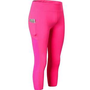 Women's Eco-Friendly Spandex High Waist Yoga <b>Leggings</b> <b>Pockets</b> Heat-Transfer Printed Logo Soft Breathable Fabric for Gym <b>Workout</b> - Product Image 6