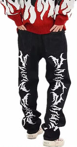Jeans de Mezclilla Personalizados a la Moda para Hombre, Estilo Hip Hop, Holgados, Desgastados, con Bordado, de Pakistán - Product Image 6