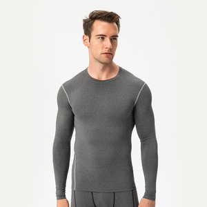 Vêtements de sport respirants pour hommes, manches courtes, haute élasticité, pour l'entraînement actif et le fitness estival - Product Image 5