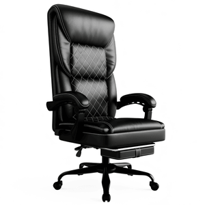 Sedia da Gaming/Ufficio con Supporto Lombare Gonfiabile, Comfort Ergonomico, Poggiapiedi Reclinabile Ampio - Product Image 1