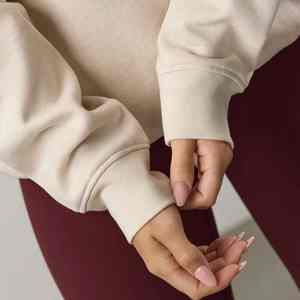 Sudadera Holgada y Elegante de Fácil Cuidado, Imprescindible para un Look Cómodo de Verano, Sudadera de Verano para Mujer - Product Image 2