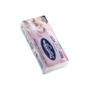 Paquet de 80 mouchoirs en papier de qualité supérieure 100% polyester jetable ultra-doux 1 pli papier écologique poche multifonctionnelle - Product Image 1