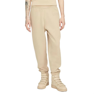 Unisex Heavyweight 100% Cotton <b>Elastic</b> <b>Waist</b> Wide Leg Slim Fit Loose Casual Jogger <b>Trousers</b> Customizable Streetwear - Product Image 1