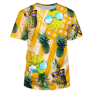 เสื้อยืดแขนสั้นผ้าคอตตอนถักคุณภาพสูง พิมพ์ลายแบบซับลิเมชั่นตามสั่ง 100% พร้อมโลโก้ ขนาด และดีไซน์ใหม่สำหรับผู้ชาย - Product Image 1