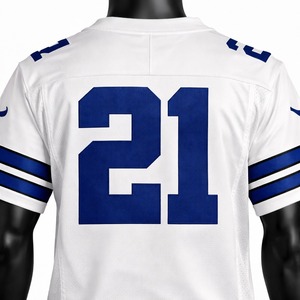 Nouvel arrivage : Ensemble maillot et short de football américain respirant, uniforme sportif personnalisé pour l'entraînement et les matchs - Product Image 6
