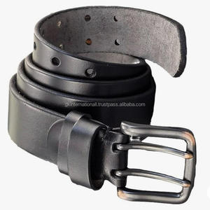 Boucle de ceinture à double ardillon Ceinture en cuir véritable pour hommes Ceinture en cuir pour jeans Disponible dans toutes les tailles personnalisées et au meilleur prix - Product Image 1