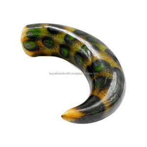 Cuerno decorativo para beber, único y elegante, inspirado en los vikingos, de ágata de la India. - Product Image 6