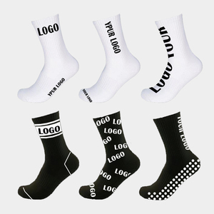 Chaussettes de sport unisexes de haute qualité en spandex/polyester, écologiques, à séchage rapide, pour le football et la course à pied, design personnalisé, impression numérique - Product Image 1