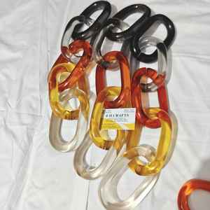 Nuevas Cadenas de Resina Ligeras de Colores, Cadenas de Resina al por Mayor, Cadenas de Resina a Granel para Decoración, Accesorios de Resina para Cadenas - Product Image 3