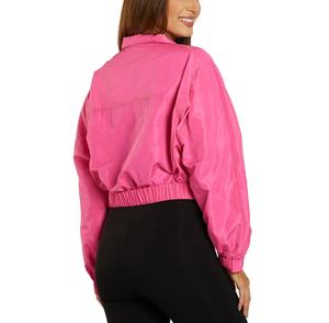 Chaqueta Cortavientos de Invierno para Mujer, Talla Grande, con Cremallera, Estilo Moderno, Logotipo Personalizado, Estampada, para Exteriores - Product Image 2